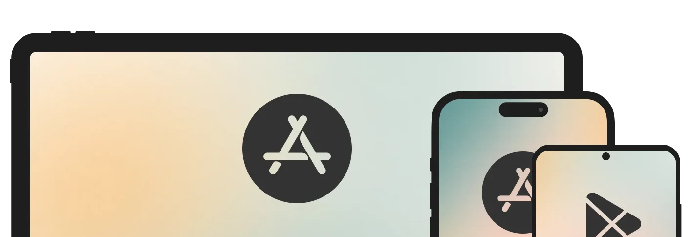 Odic on a tablet, iPhone and Android phone